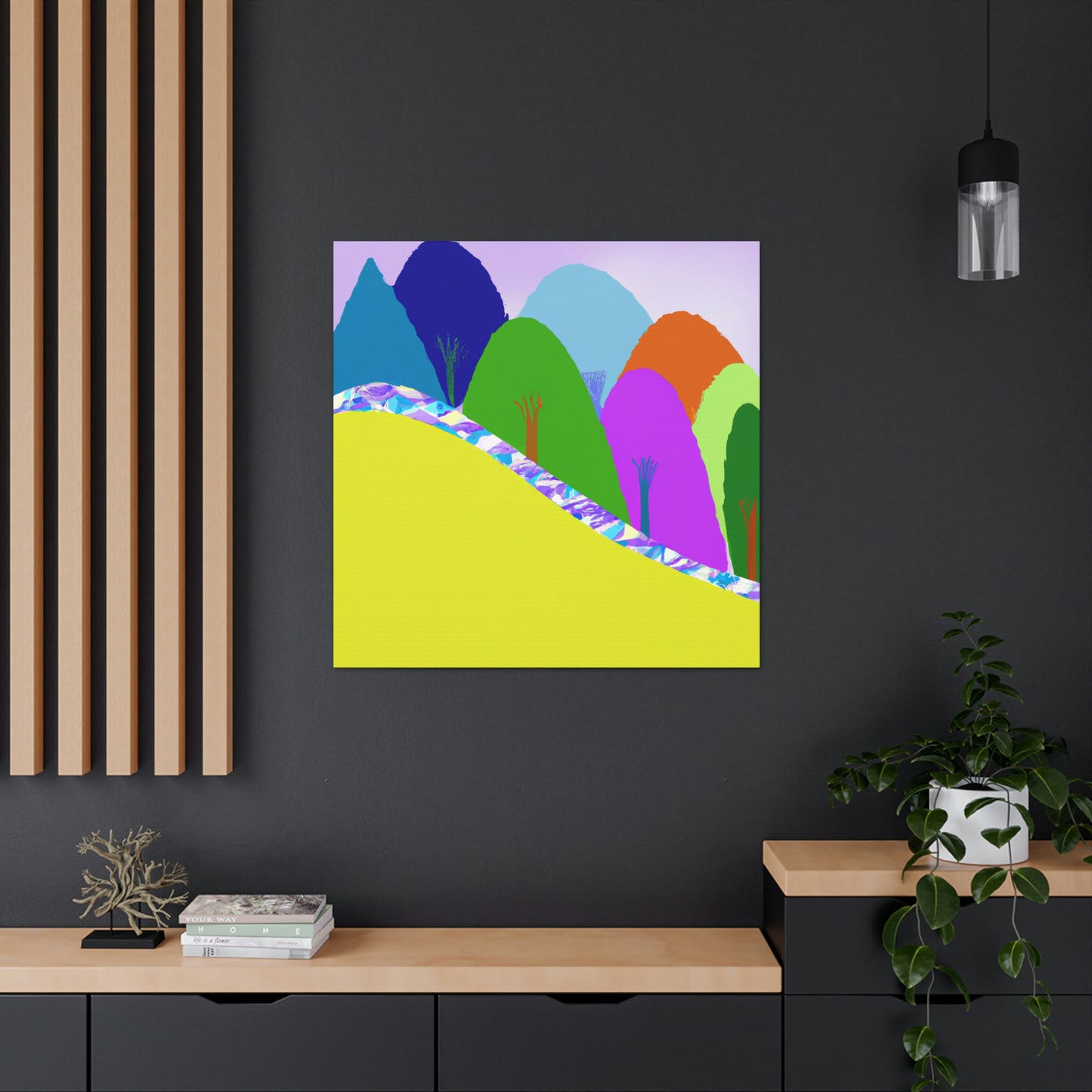 Mountain Optimism Artist - Canvas