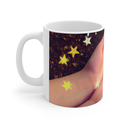 "A Starry Wish in My Pocket" - The Alien Ceramic Mug 11 oz