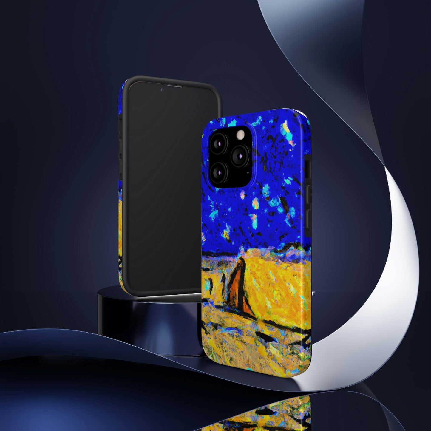 "Enchanted Sands of the Night Sky" - The Alien Tough Phone Cases