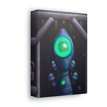 "The Secret Portal Guardian" - The Alien Canva