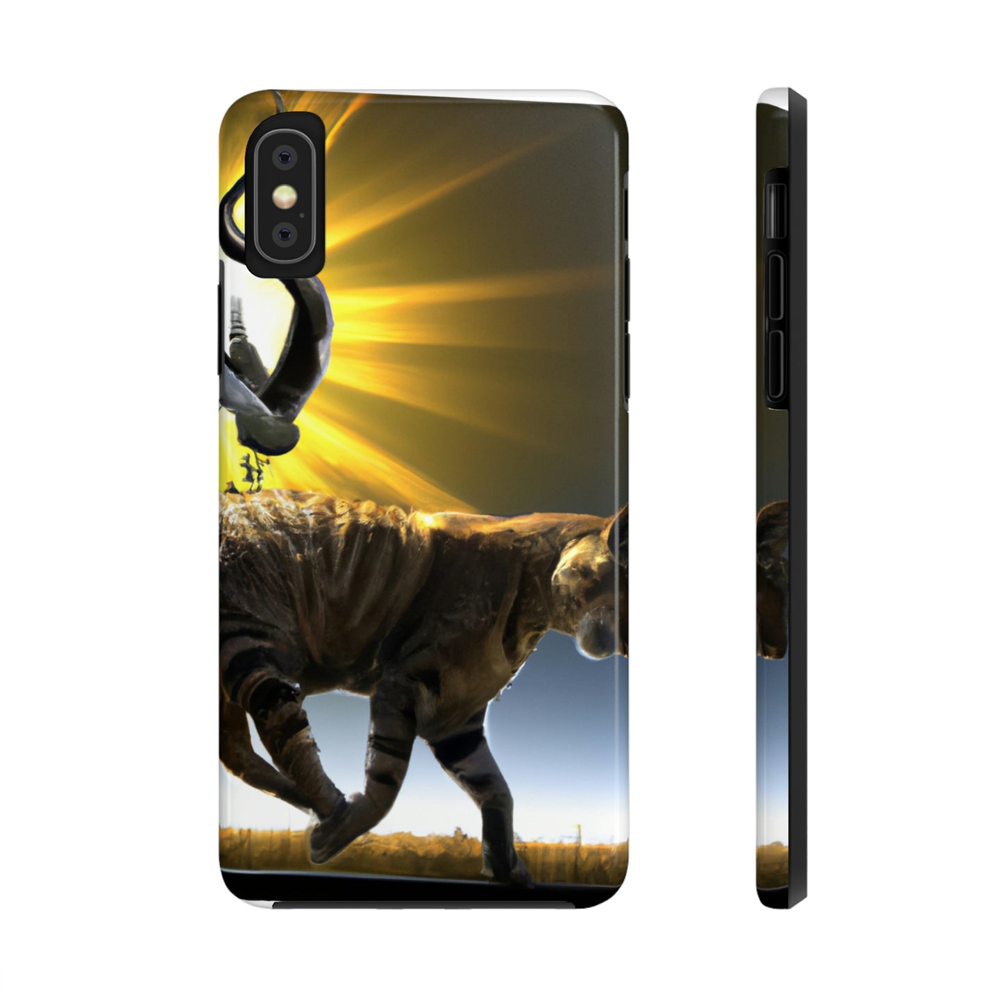 "A Purrfect Sunbeam Moment" - The Alien Tough Phone Cases