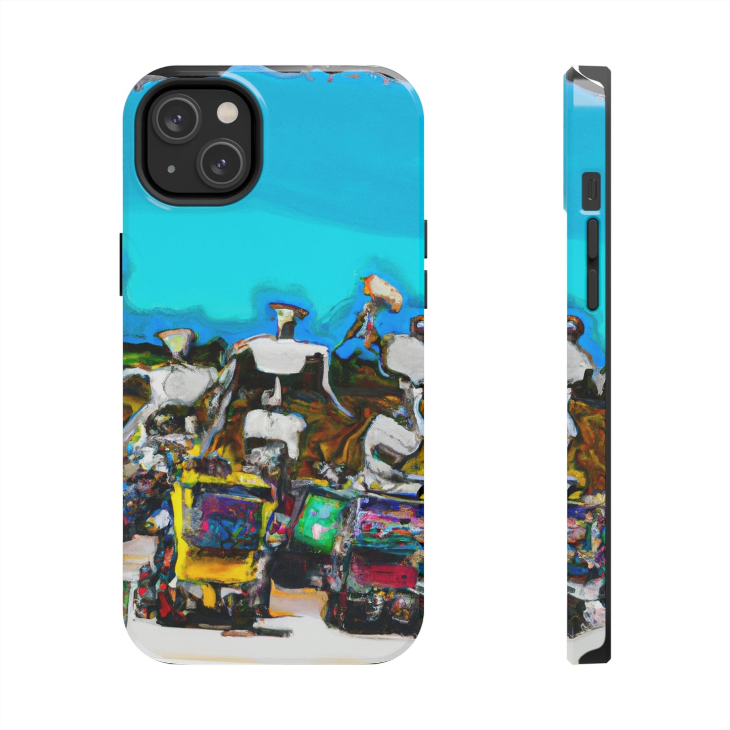 Robot Rolling Rhythms - Die Alien Tough Phone Cases