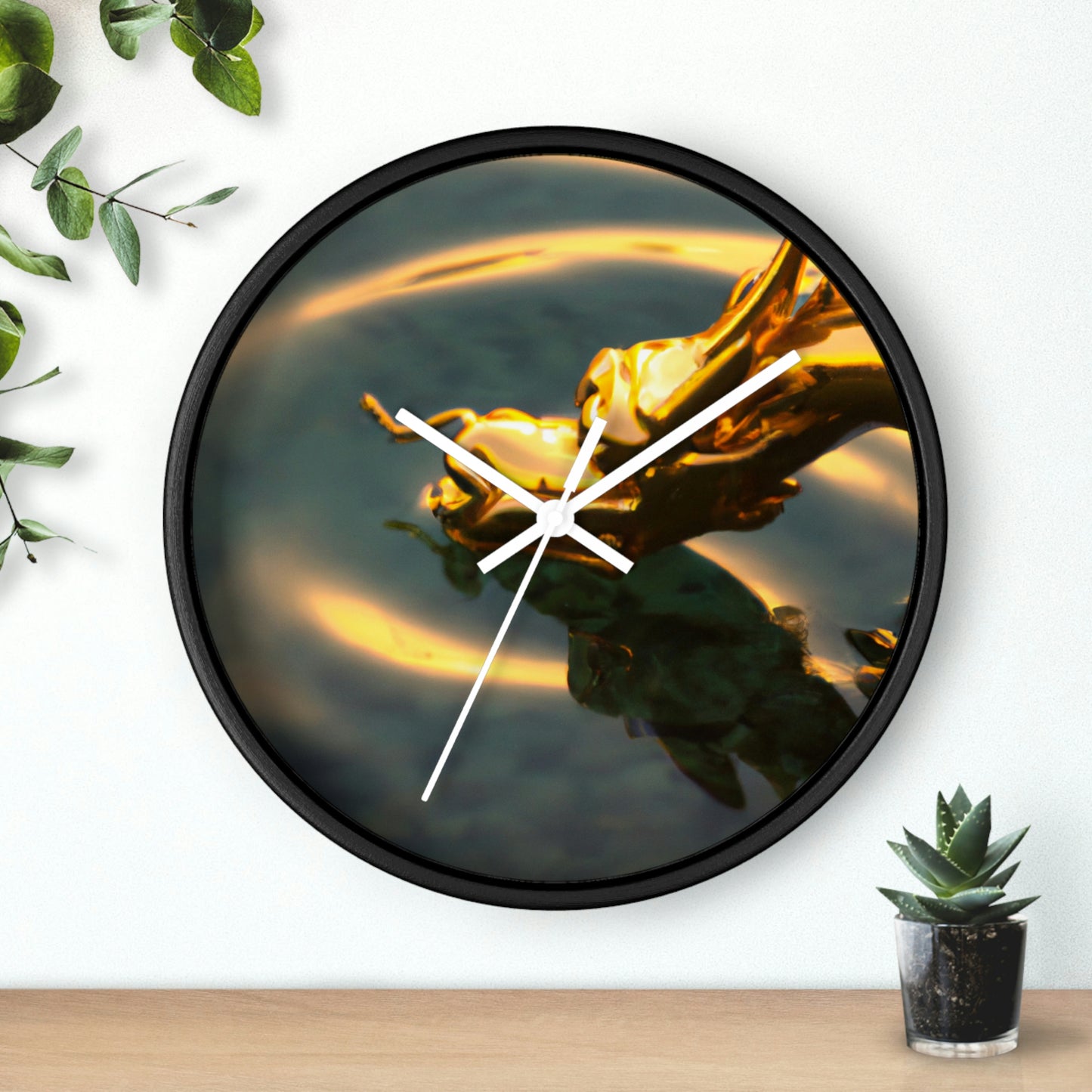 "Dragón descendente" - El reloj de pared alienígena