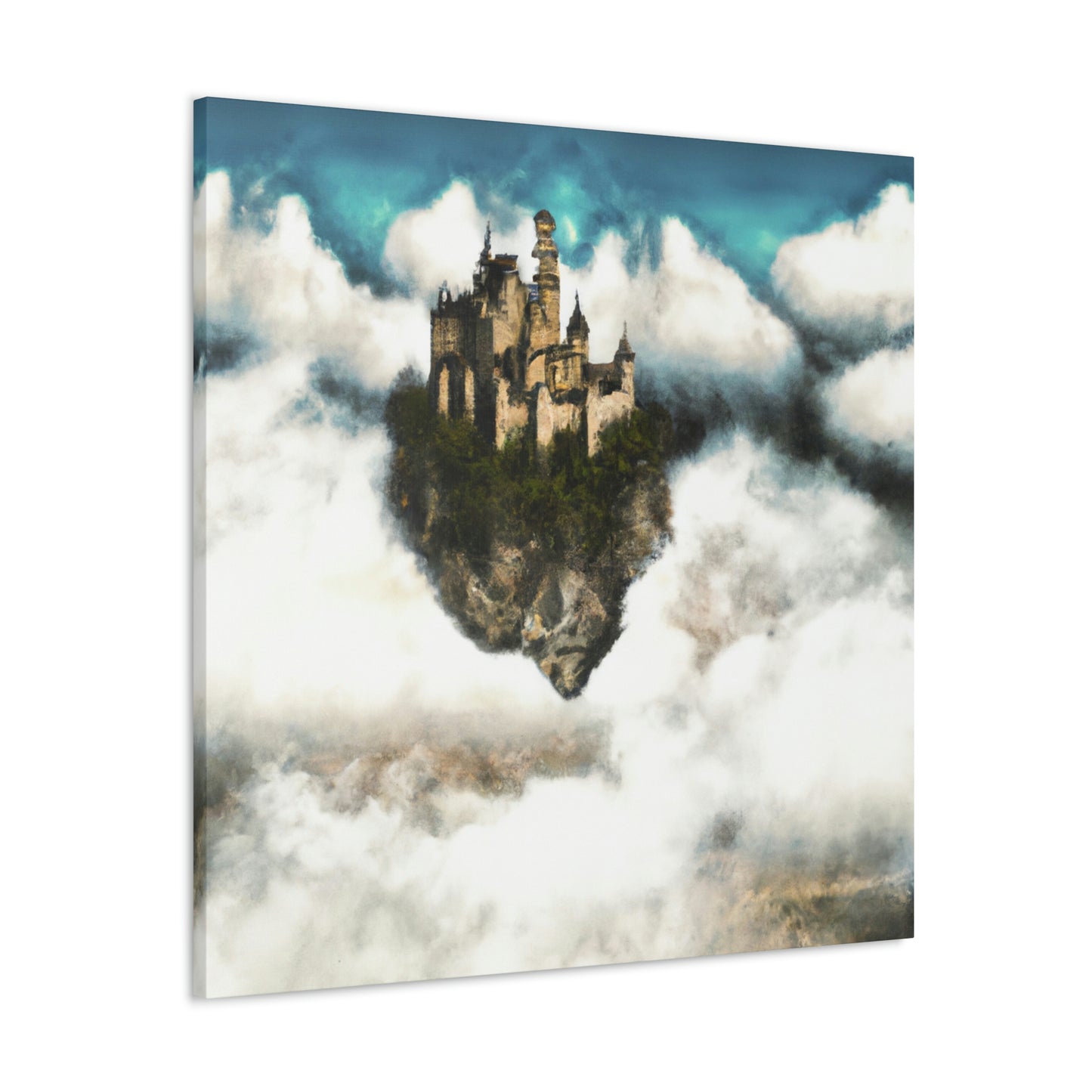 Mystic Castle in the Sky - The Alien Canva