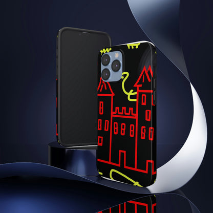 "A Haunted Shadow: The Dark Secrets of the Old Castle on a Gloomy Night" - The Alien Tough Phone Cases