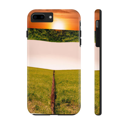 "Golden Horizon at Dusk" - Die Alien Tough Phone Cases