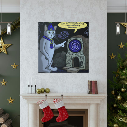 The Mystery Time Traveller Cat - The Alien Canva