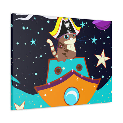 The Intergalactic Feline Pirate - The Alien Canva