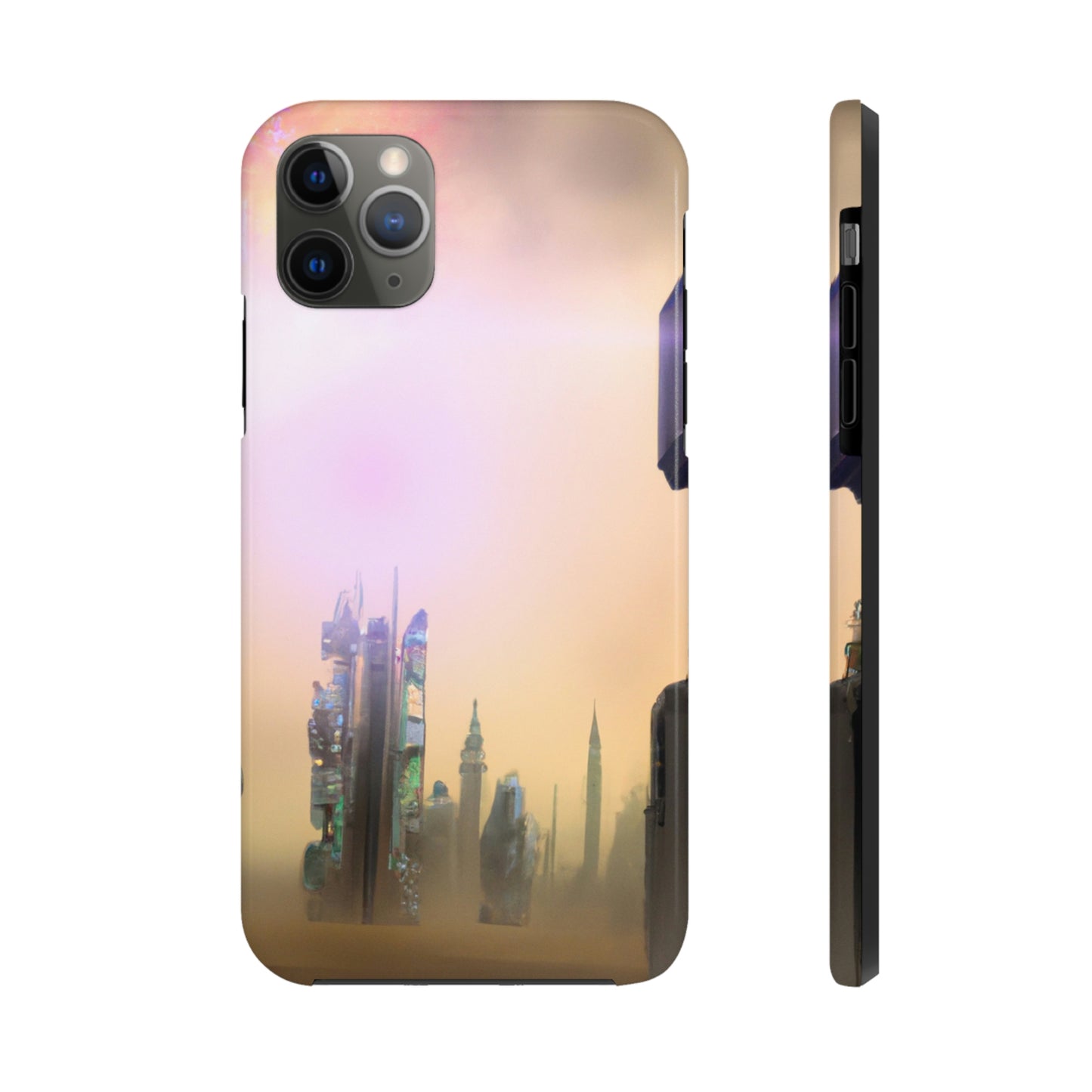 "Lost in the Cosmic Mist" - The Alien Tough Phone Cases