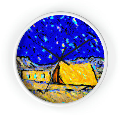 "Enchanted Sands of the Night Sky" - The Alien Wall Clock