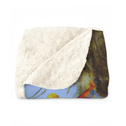 "Autumn Scarecrow Blues" - The Alien Sherpa Fleece Blanket