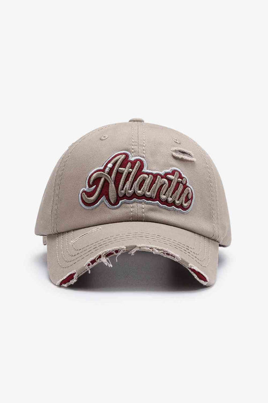 Gorra de béisbol desgastada con gráfico ATLANTIC