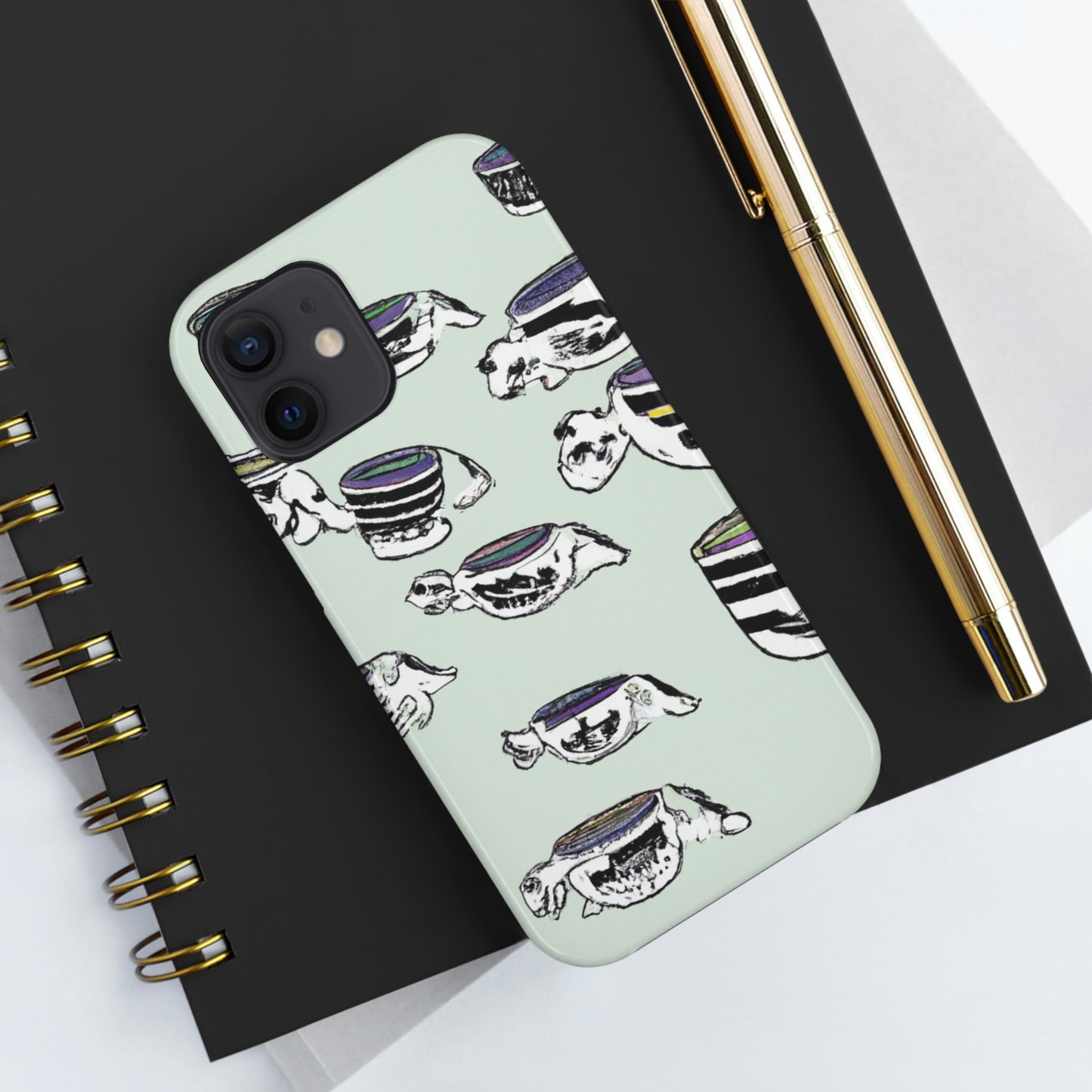 "A Purr-fectly Precious Tea Party Parade" - The Alien Tough Phone Cases