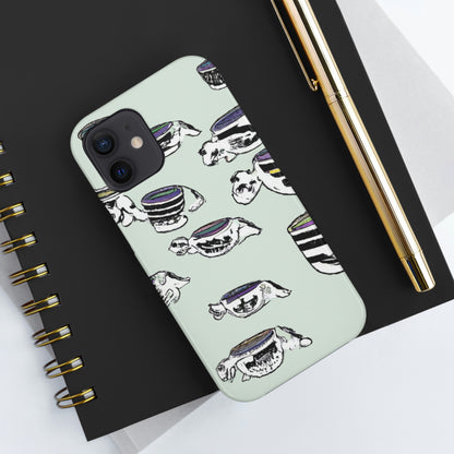 "Eine schnurrende, kostbare Teeparty-Parade" - Die Alien Tough Phone Cases