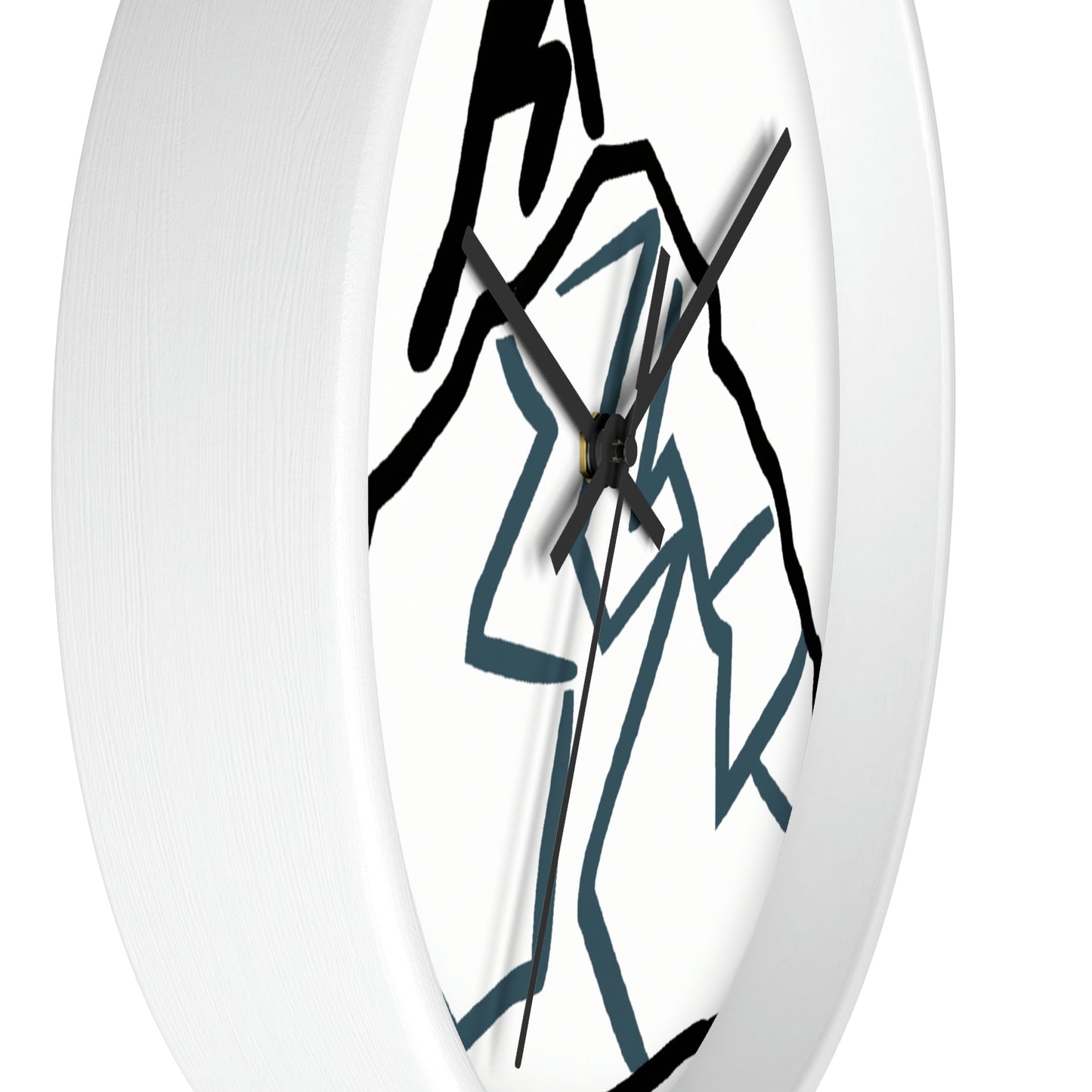 "Ascending the Summit" - The Alien Wall Clock