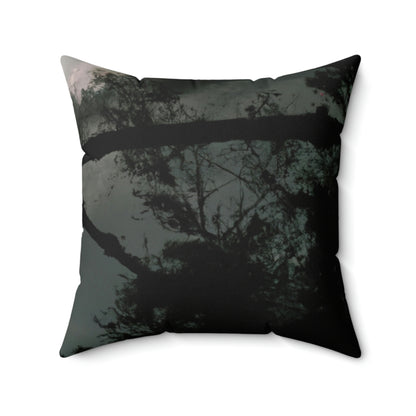 "A Moonlit Mystical World" - The Alien Square Pillow