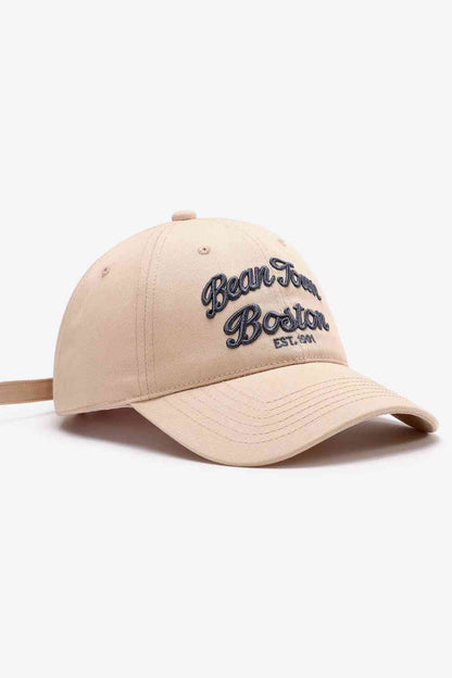 Gorra de béisbol ajustable con gráfico bordado