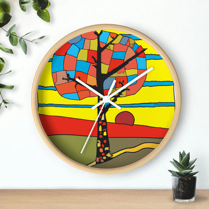 "Lonely Autumn Glow" - El reloj de pared alienígena