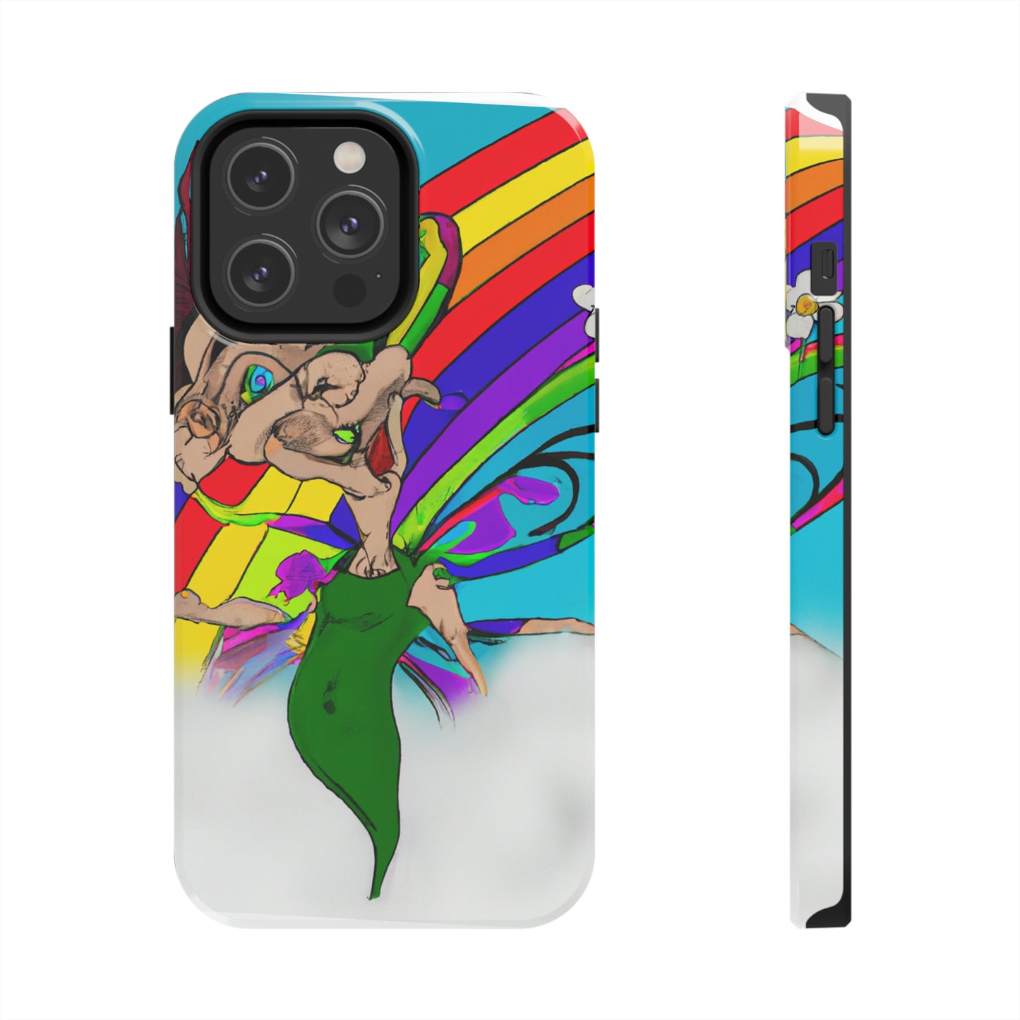 Rainbow Mischief Fairy - The Alien Tough Phone Cases