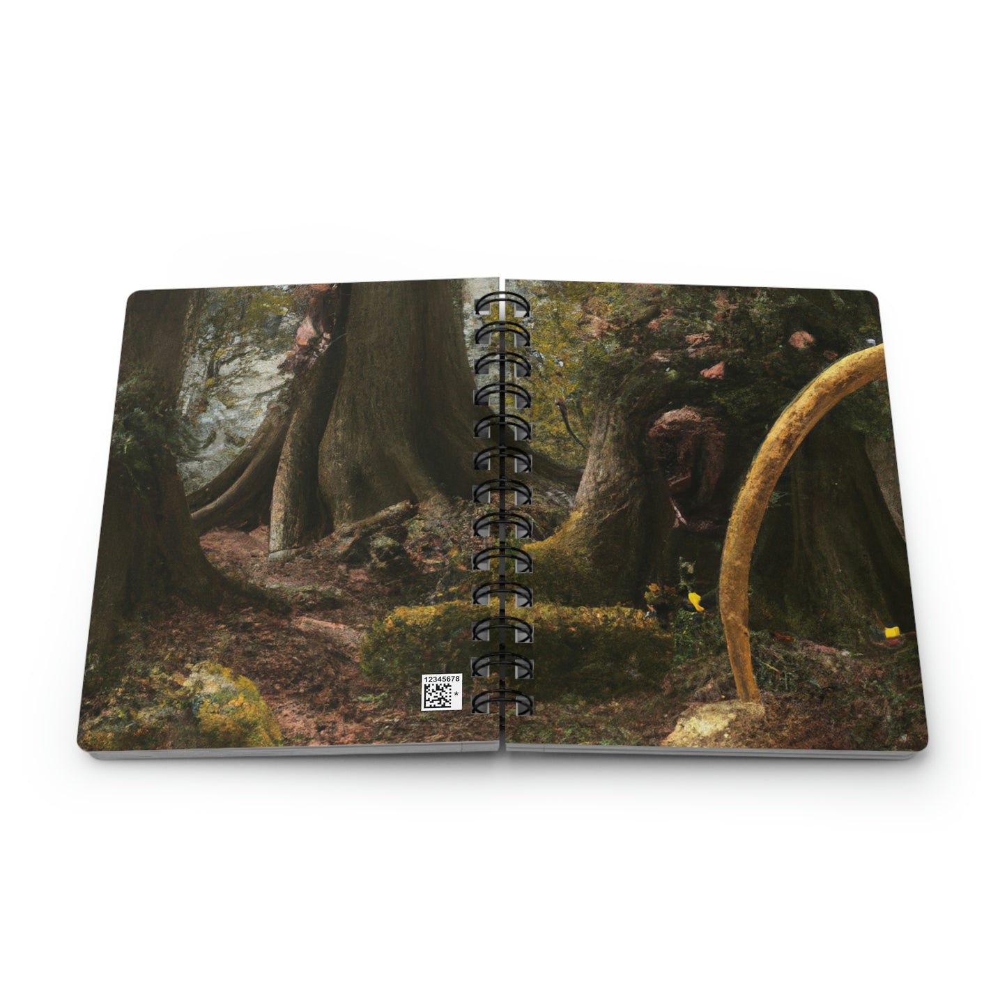 The Lost Secrets of the Forgotten Forest - The Alien Spiral Bound Journal