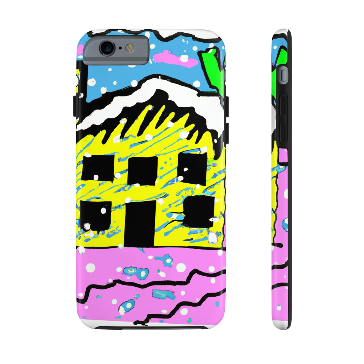 "Desolate Winter Dwelling" - Die Alien Tough Phone Cases