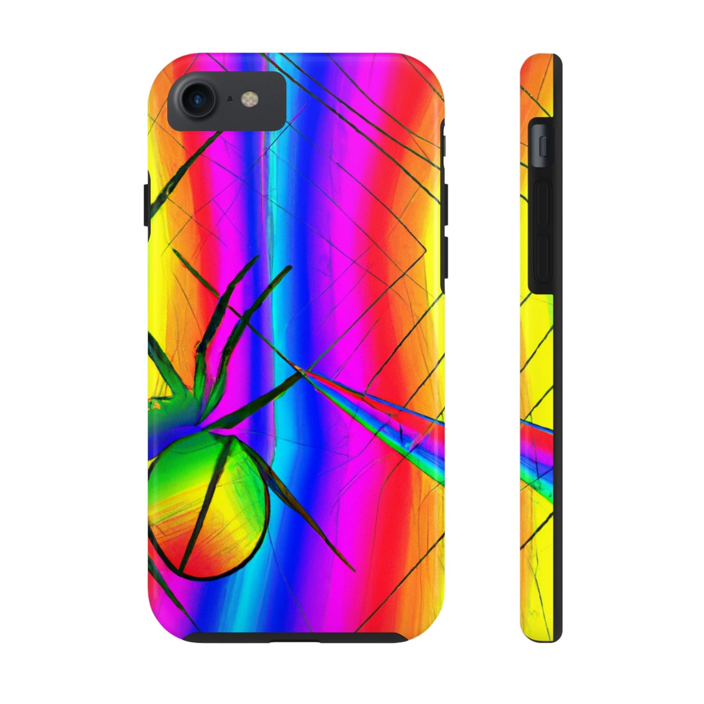 "A Spinnerette's Prismatic Web" - The Alien Tough Phone Cases