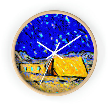 "Enchanted Sands of the Night Sky" - The Alien Wall Clock