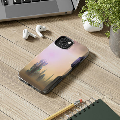 "Lost in the Cosmic Mist" - The Alien Tough Phone Cases