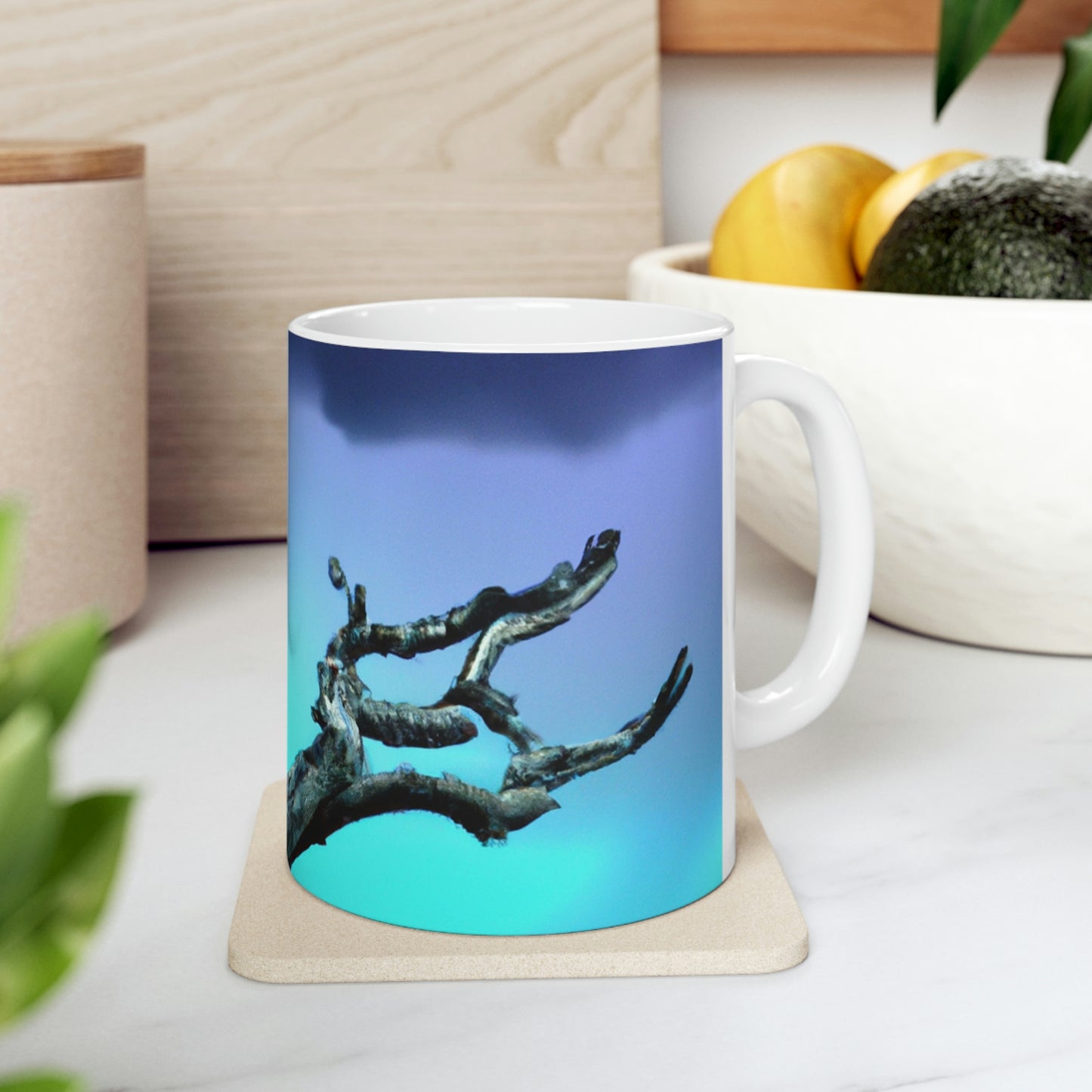 "Alone Against the Storm" - The Alien Taza de cerámica 11 oz