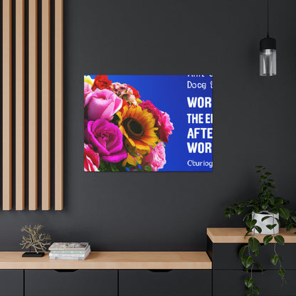 The Flower Collector by Global Artists - Canvas