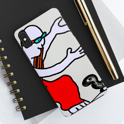 "A Blind Monk's Gentle Embrace of a Lost Dragonling" - The Alien Tough Phone Cases