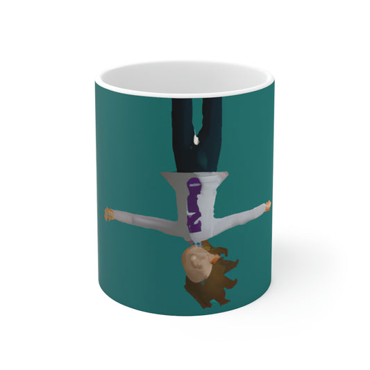 "Creating a World without Gravity" - The Alien Ceramic Mug 11 oz