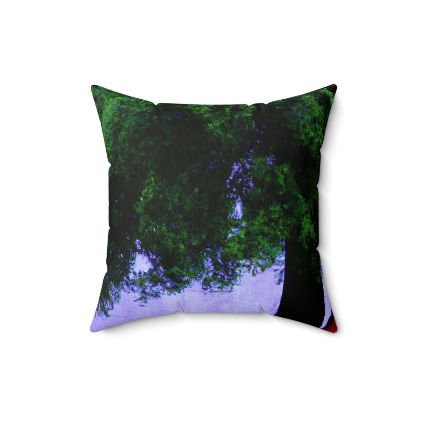 "Beneath the Rainy Sky." - The Alien Square Pillow