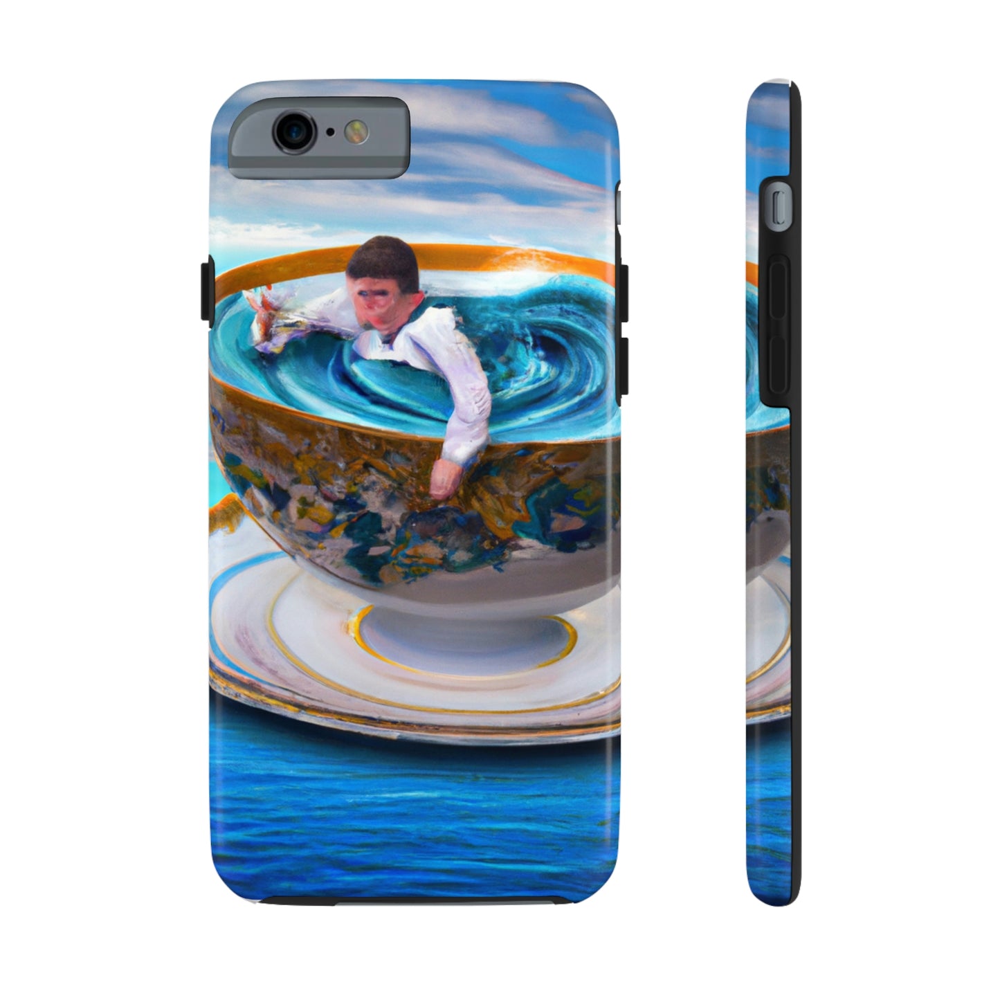 "A la deriva en una Copa China: La historia de la aventura oceánica de un niño perdido" - The Alien Tough Phone Cases