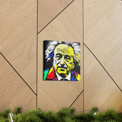 "Albert Einstein: un retrato de arte pop" - The Alien Canva