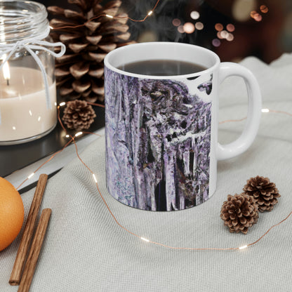 "Frost-Tipped Falls of Glistening Grief" - The Alien Ceramic Mug 11 oz