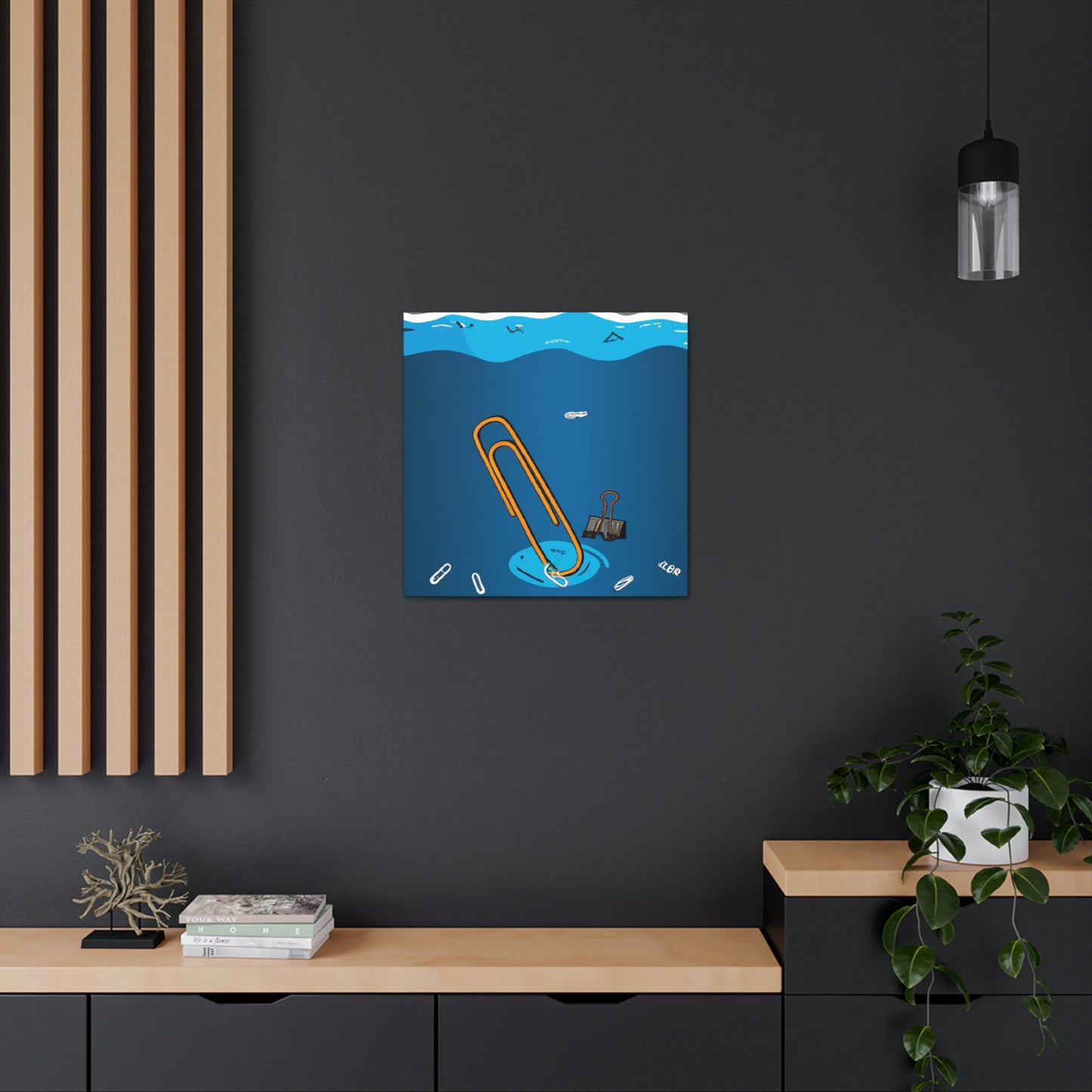 "A Paperclip Against the Tide: Escaping a Sinking Submarine" - The Alien Canva