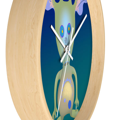 "Creating an Intergalactic Companion: Designing an Alien Pet for Kids" - The Alien Wall Clock