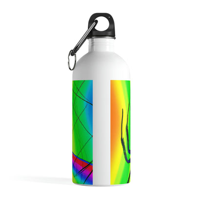 "A Spinnerette's Prismatic Web" - The Alien Stainless Steel Water Bottle