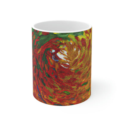 "Autumnal Whirl" - The Alien Ceramic Mug 11 oz