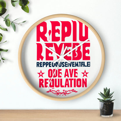 "Rising Up: The Rebellion That Overthrew Oppression" - The Alien Wall Clock