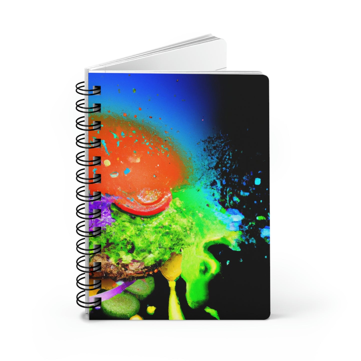 "Burger Rainbow" - The Alien Spiral Bound Journal