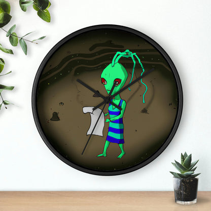 Lost in Space: The Alien's Adventure Without a Map - The Alien Wall Clock