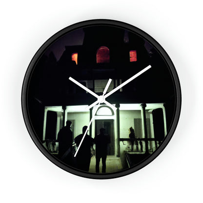 "Halloween Hauntings: Exploring a Haunted House"! - The Alien Wall Clock