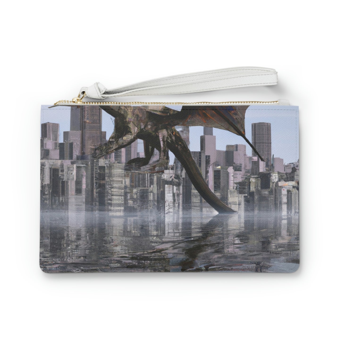 "Ascending the Deluge: A Dragon's Soaring Journey." - The Alien Clutch Bag