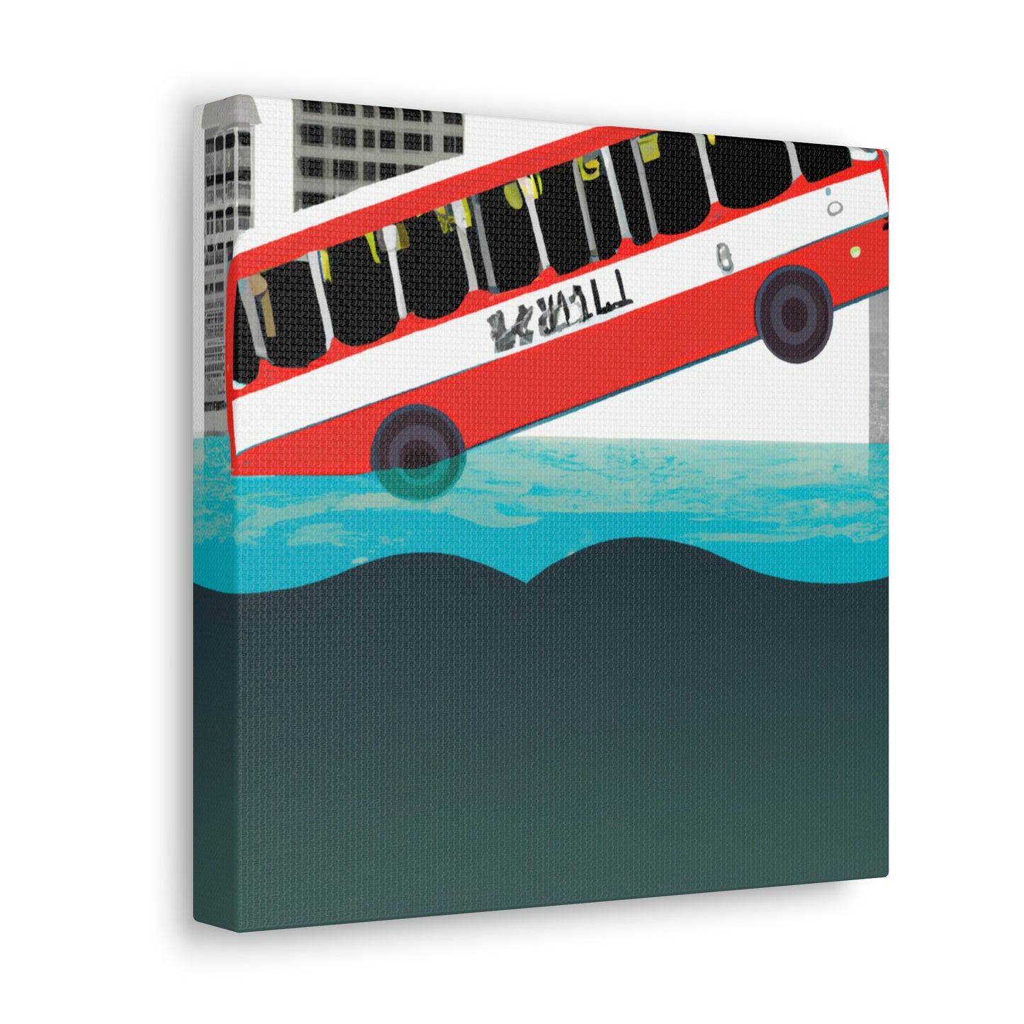 "The Great Escape: Flying the Bus Out of a Sinking City" - The Alien Canva