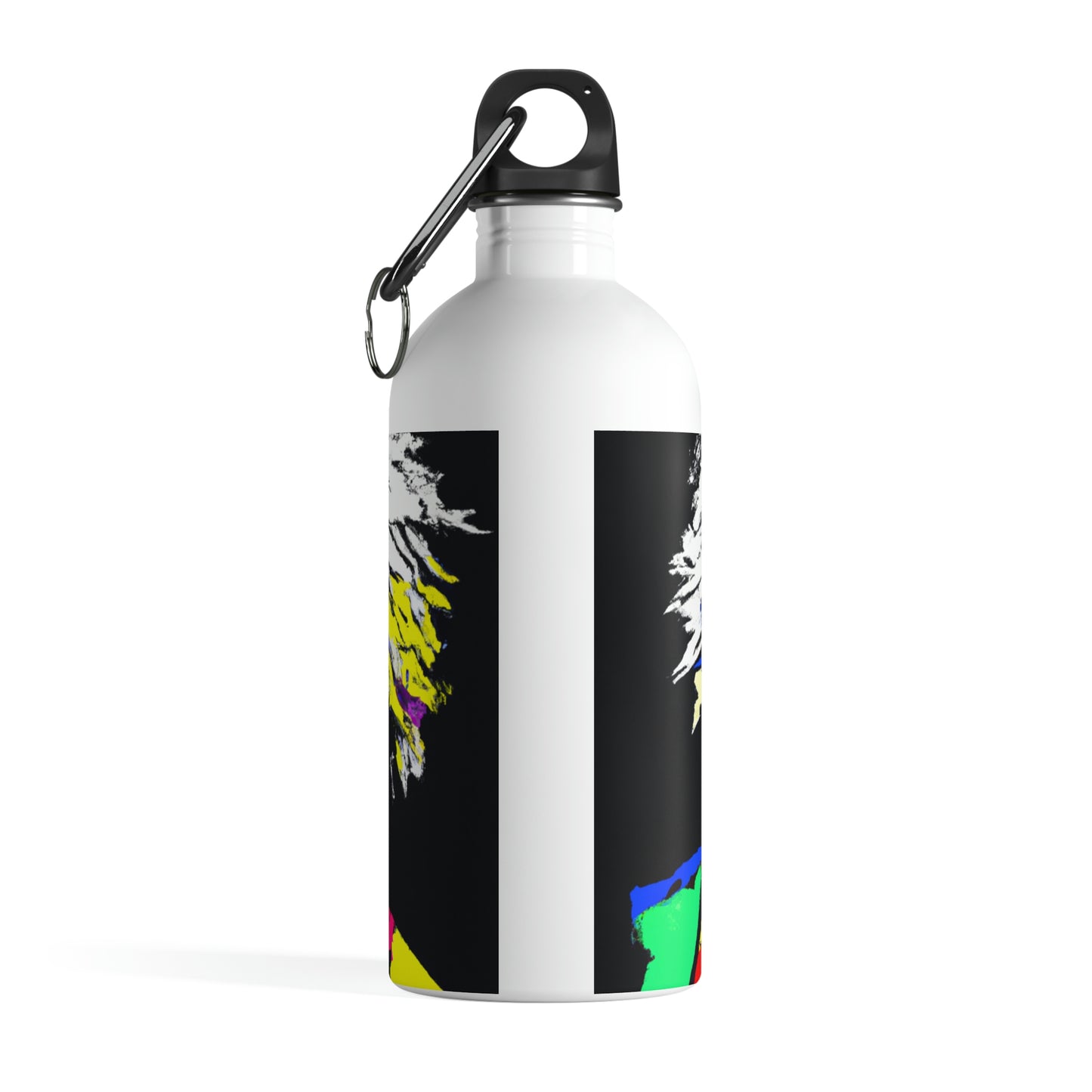 "Albert Einstein: A Pop Art Portrait" - The Alien Stainless Steel Water Bottle