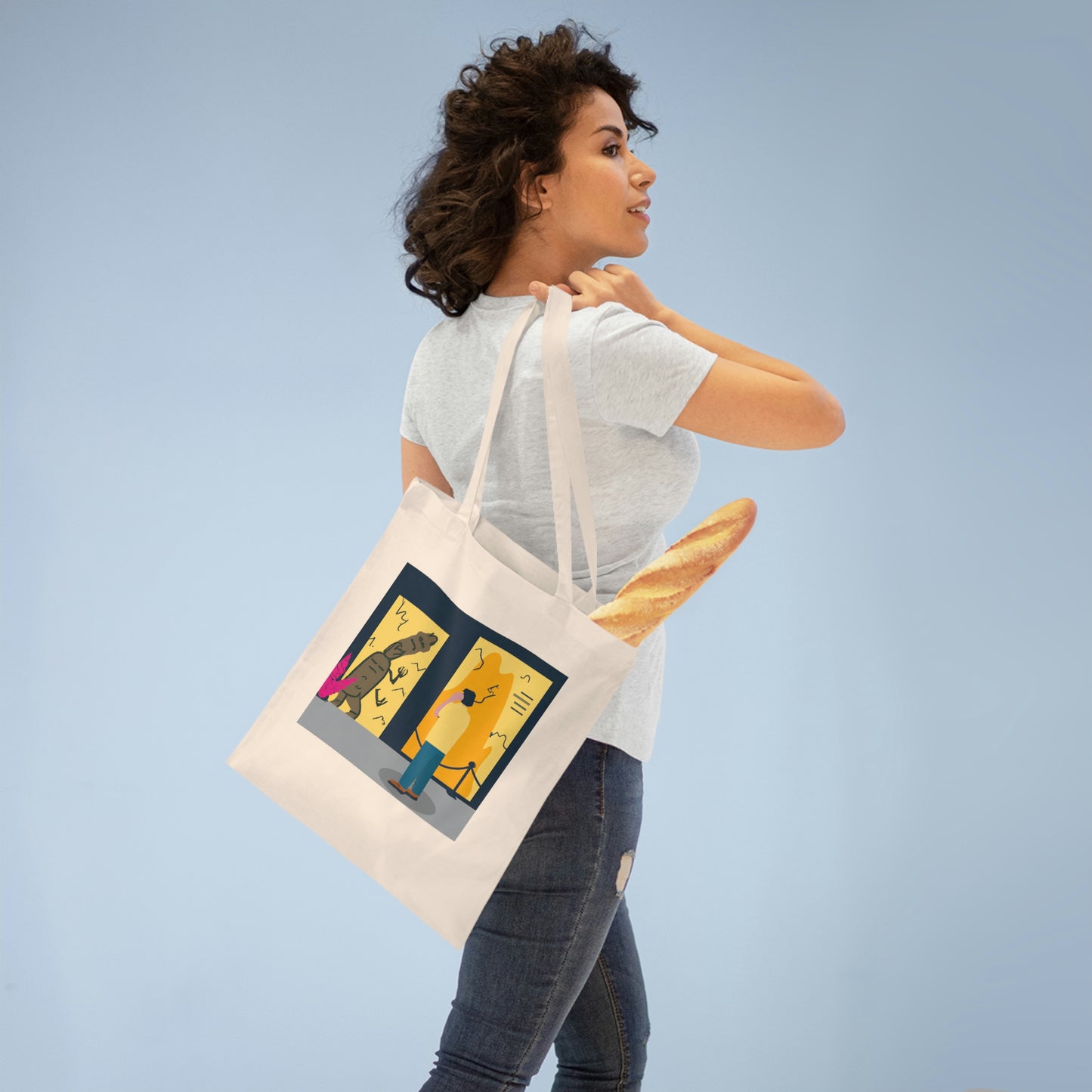 "Escape from the Museum Monster" - The Alien Tote Bag