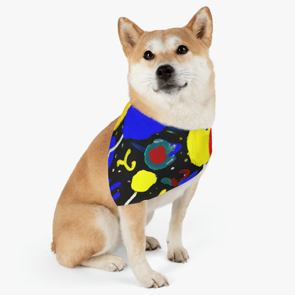 "A Starry Night Rainbow" - Das Alien Pet Bandana Halsband