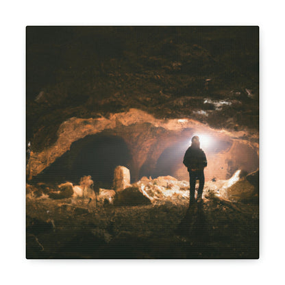 "Un viaje a lo desconocido: explorando una cueva subterránea misteriosa" - The Alien Canva